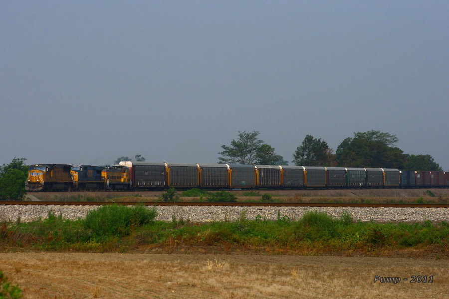 Northbound UP Auto Train